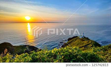 Sunset at Cape Kakuda 125742813