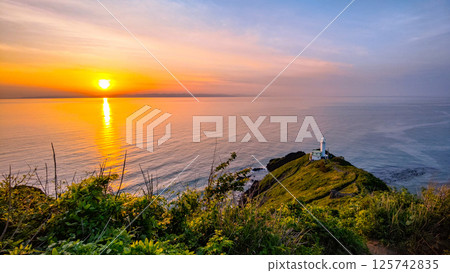 Sunset at Cape Kakuda 125742835