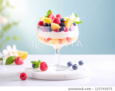 清爽的初夏莓果凍 125743073