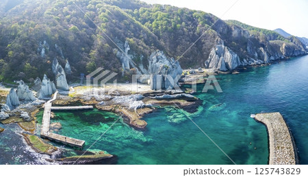 『青森縣』使用無人機空拍的佛陀浦～下北半島佐井村 125743829