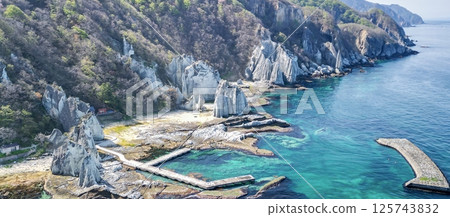 『青森縣』使用無人機空拍的佛陀浦～下北半島佐井村 125743832