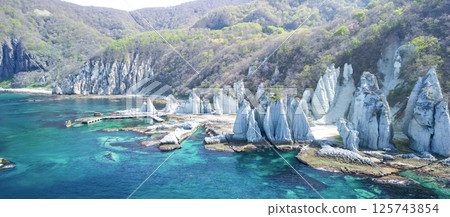『青森縣』使用無人機空拍的佛陀浦~下北半島佐井村 『青森縣』使用無人機空拍的佛陀浦~下北半島佐井村 125743854