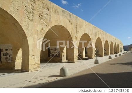 Fort St. Elmo, site of numerous battles, and the National War Museum 125743898