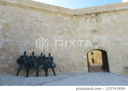 Fort St. Elmo, site of numerous battles, and the National War Museum 125743899