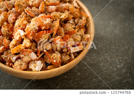 dried shrimps or dried salted prawn dried shrimps or dried salted prawn 125744768