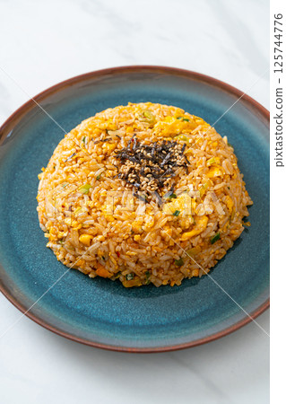 fried rice with egg in Korean style fried rice with egg in Korean style 125744776