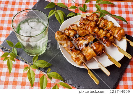 A delicious yakitori 125744909