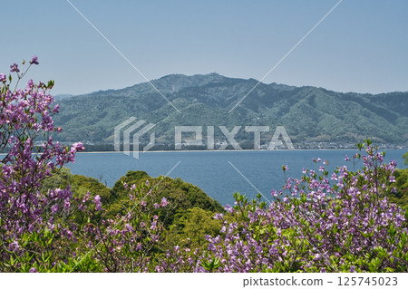 View of Amanohashidate from another viewpoint. 125745023