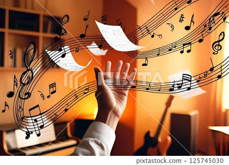 室內空間的音符和旋律 125745030