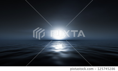 Beautiful sea sunset Beautiful sea sunset 125745286