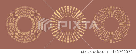 Bohemian style sun, star, sunburst, rays. Cute vector icon, logo, labels, tatu, badges isolated. Bohemian style sun, star, sunburst, rays. Cute vector icon, logo, labels, tatu, badges isolated. 125745574
