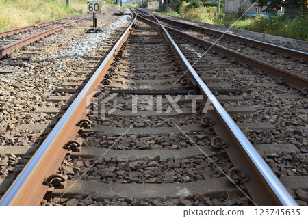 Railroad track Uetsu Main Line Railroad track Uetsu Main Line 125745635