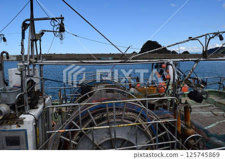 山形縣莊內海濱漁村風光 125745869