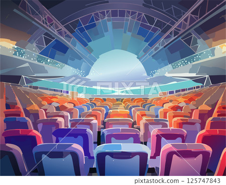 從劇院座位上看到的景色 從劇院座位上看到的景色 125747843