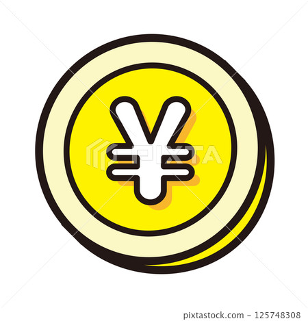 Circle simple icon Circle simple icon 125748308