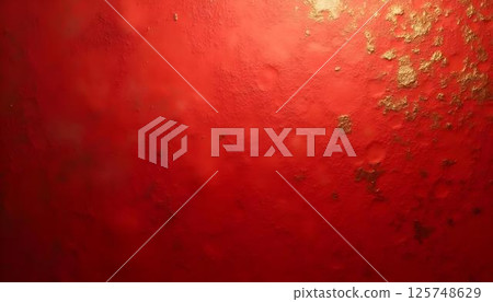 Red abstract background with grunge texture 125748629
