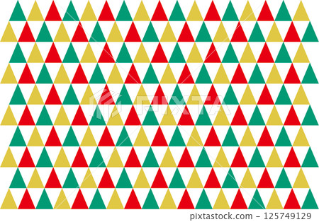三角形幾何圖案_聖誕色金紅綠 125749129