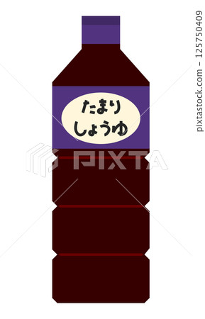 日式醬油的簡單圖示 125750409