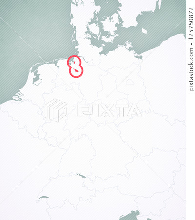 Map of Germany - Bremen Map of Germany - Bremen 125750872