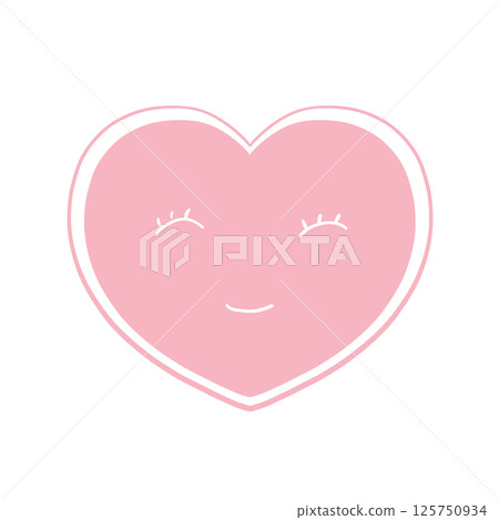 手繪心形 - 細膩、柔和、蓬鬆的色彩 - 時色（日本傳統色彩） 125750934