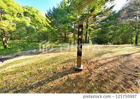 豐臣秀吉攻打小田原城時所建造的「石垣山一夜城歷史公園」遺址 豐臣秀吉攻打小田原城時所建造的「石垣山一夜城歷史公園」遺址 125750987