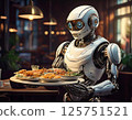 Food delivery robot 125751521