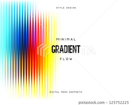 3d glassmorphism glass with iridescent colors on the white. 3d glassmorphism glass with iridescent colors on the white. 125752225