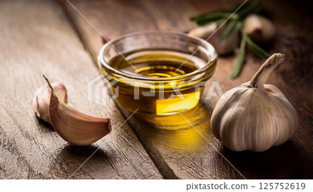 Garlic and olive oil2 125752619