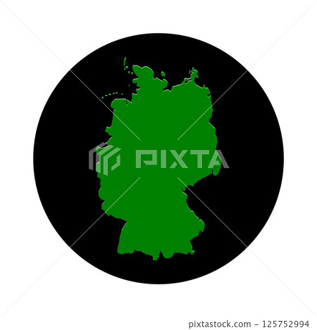 germany map icon vector illustration symbol design germany map icon vector illustration symbol design 125752994