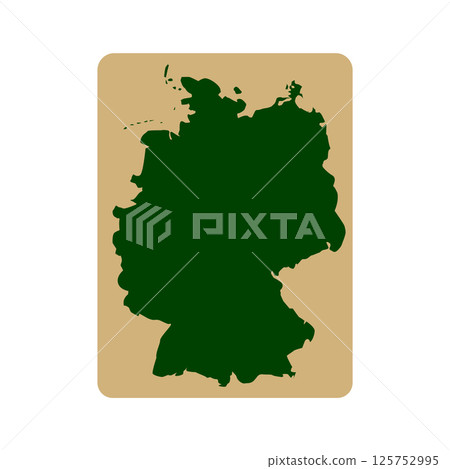 germany map icon vector illustration symbol design germany map icon vector illustration symbol design 125752995