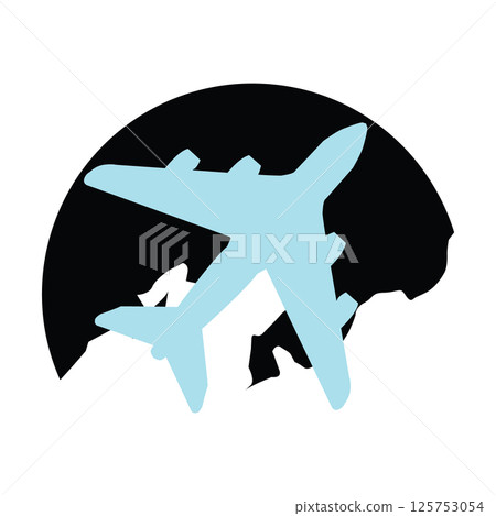 airplane icon vector illustration symbol design 125753054