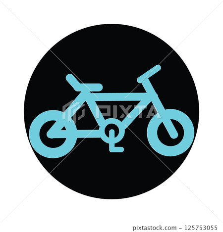 bicycle icon vector illustration symbol design 125753055
