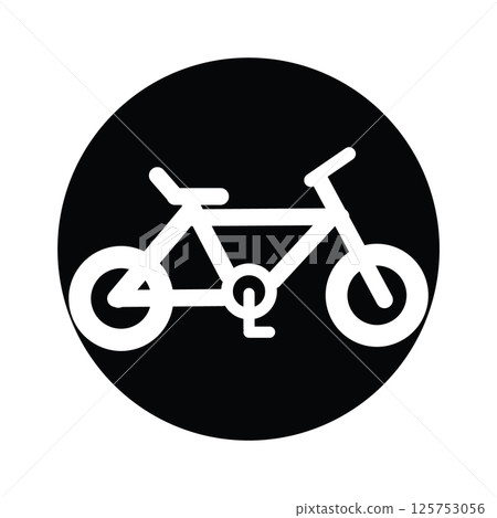 bicycle icon vector illustration symbol design 125753056