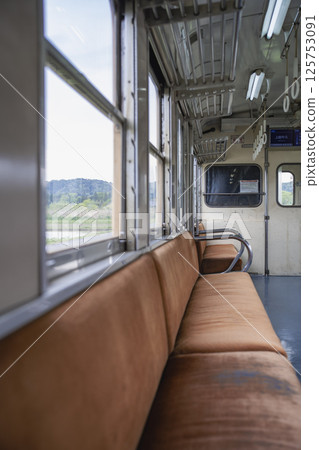 Kominato Railway Kiha 200 type train interior 125753091