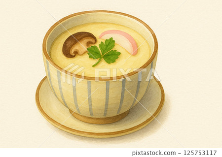 Illustration of chawanmushi 125753117
