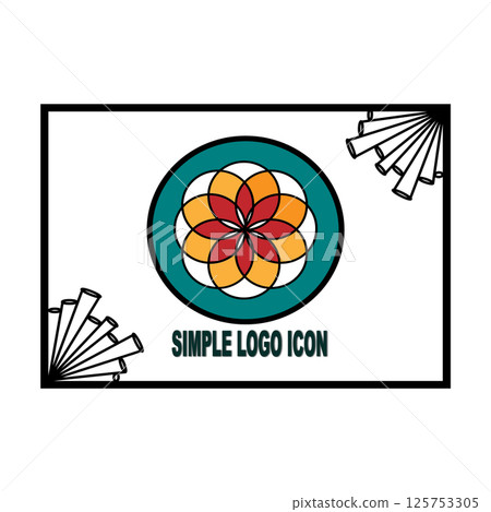 Dental logo icon for dentist or dental care design template 125753305