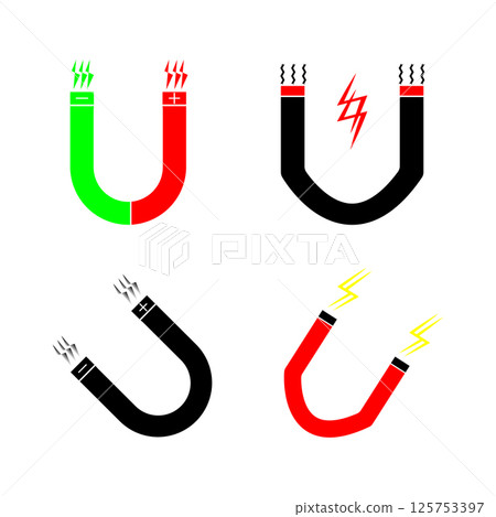 vectors icons illustration magnetic 125753397