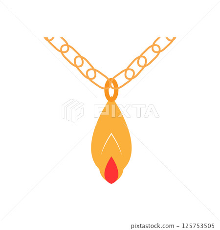 jewelry necklace icon, symbol illustration jewelry necklace icon, symbol illustration 125753505