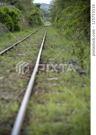 Single track local rail Single track local rail 125753538