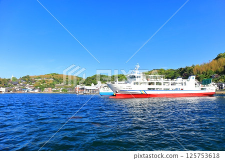 [Nagasaki Prefecture] Hirado Port on a clear day 125753618