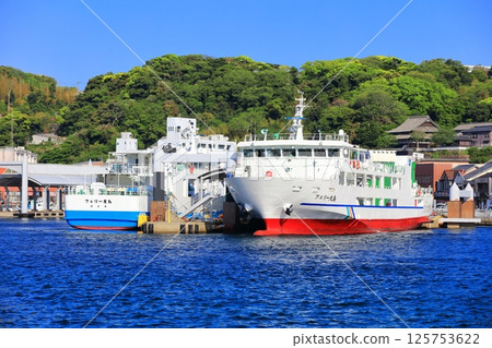 [Nagasaki Prefecture] Hirado Port on a clear day 125753622
