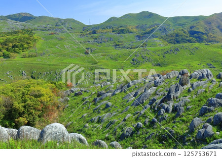 【福岡縣】從三笠台、平尾台喀斯特眺望新綠 125753671