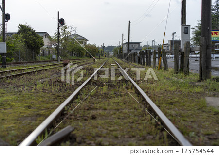 Scenery of Kazusa-Ushiku Station on the Kominato Railway 125754544