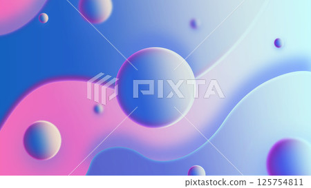 Abstract background material gradient sphere 125754811