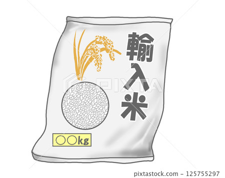 進口米圖解 進口米圖解 125755297
