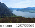 Mountain Calm on the Shores of Traunsee lake 125755505