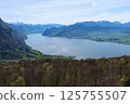 Panoramic Splendor Above Lake Traunsee 125755507
