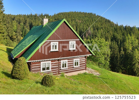 Beautiful mountain cottage in Czech republic Beautiful mountain cottage in Czech republic 125755523