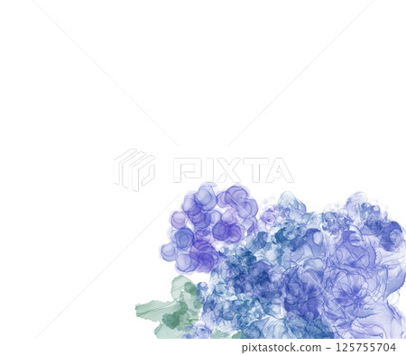 Hydrangea Series Collection ③ - Abstract Alcohol Ink Art 125755704