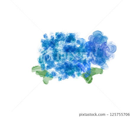 Hydrangea Series Collection ③ - Abstract Alcohol Ink Art 125755706